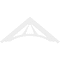 Ekena Millwork Pitch Stanford Architectural Grade PVC Gable Pediment, 72"W x 30"H x 1"P (10/12) GPP072X030X100STA - alternate 2